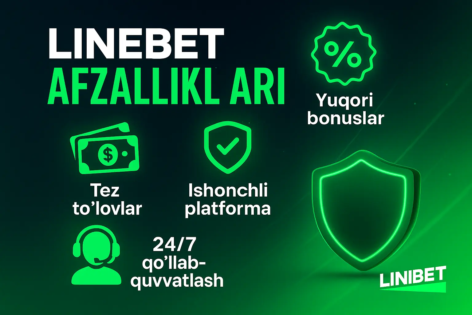 LineBet afzalliklari
