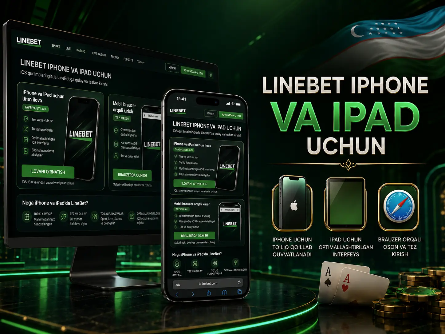 LineBet iPhone va iPad uchun